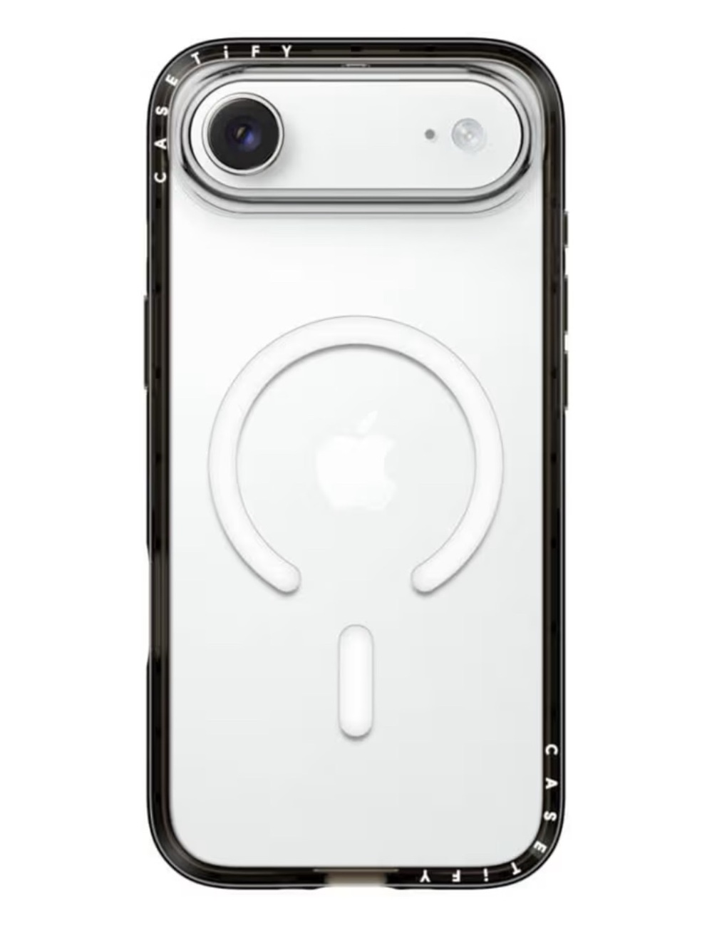 Casetify Clear Case with Black Bumper for iPhone